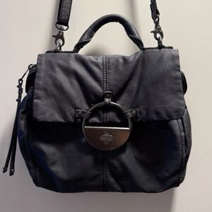 Diesel Archive Shoulder bag matte gray/black